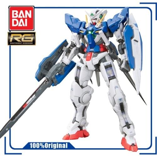 BANDAI RG 15 1/144 OO GUNDAM EXIA Assembly Model Action Toy Figures Gifts for Children