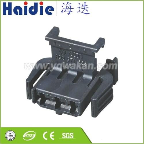 Free shipping 5sets 3pin VW auto plastic housing electric plug 893 971 633 2.8mm wiring harness cable connector 893 971 633