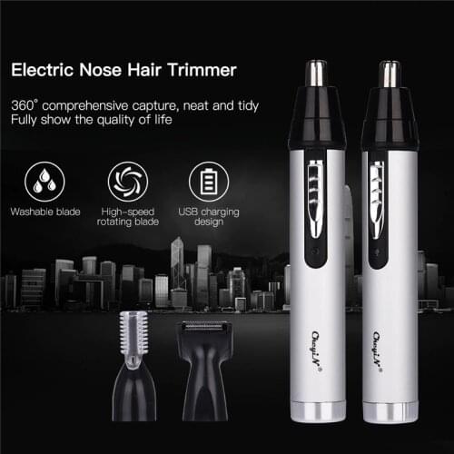 3 In 1 Electric Shaver Ear Nose Bread Trimmer Rechargeable Shaving For Men Sideburns Beard Eyebrow Hair Removal Hair Clipper