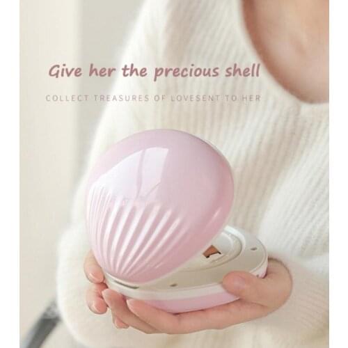 Shell Projector Lamp Colorful LED Novelty Rainbow Star Night Light Creative Atmosphere Lamp Living Room Bedroom Decoration