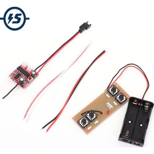 DIY 4-Channel 2.4G Wireless Transmitter + Receiver Board Module for DIY Remote Control Cars Kit
