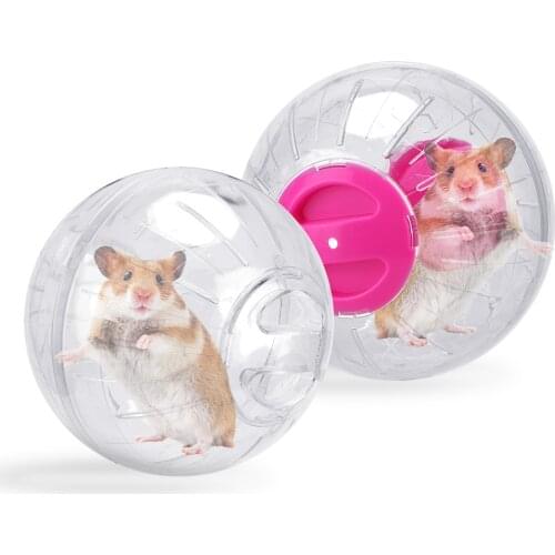Hamster Running Ball Portable Pet Rodent Mice Jogging Balls Plastic Outdoor Sport Hamster Gerbil Rat Exercise Pet Play Toys