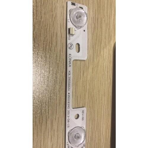 New 100Pieces LED backlight bar for KONKA KDL39SS662U 35018339 327mm 4 LEDs( 1 LED 6V)