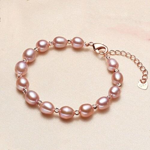 2020 New Real Pearl Natural Freshwater Pearl Bracelet Female Jewelry