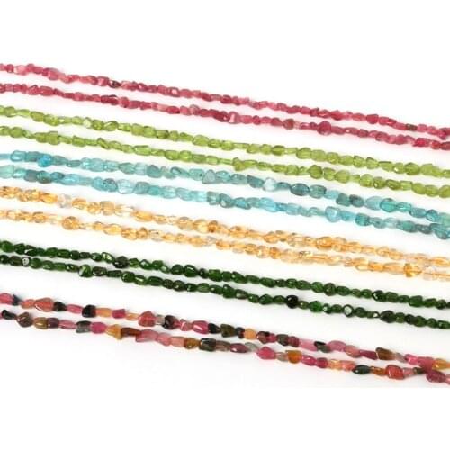 New Arrival 5-8mm Natural Material Stone Freeform Gravel Gems Loose Beads Strand 38cm Straight hole Chip beads for DIY Jewelry