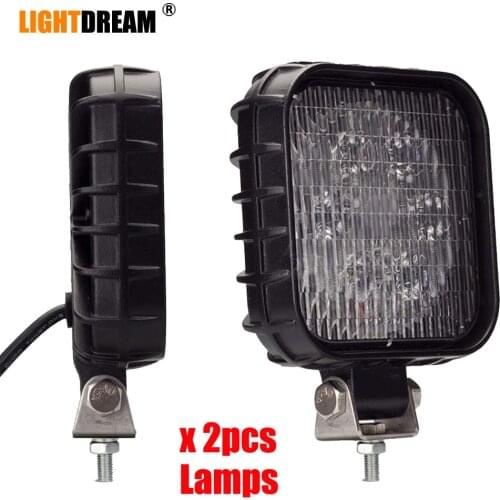 New Par 36 led Tractor Work Lights With Stainless Steel Brackets 18W Work Lights Led Flood Bulbs x2pcs/lots Free Shipping