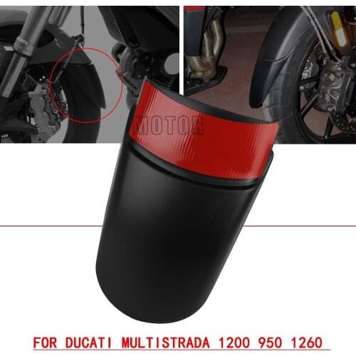 Motorcycle front fender mudguard Rear extension extension FOR DUCATI MULTISTRADA 1200 950 1260 MULTISTRADA1200/950/1260 16-21