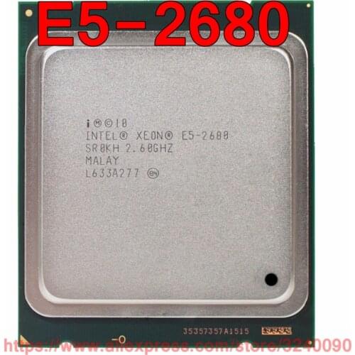 Intel Xeon CPU E5-2680 SR0KH 2.7GHz 8-Core 20M LGA2011 E5 2680 processor free shipping speedy ship out