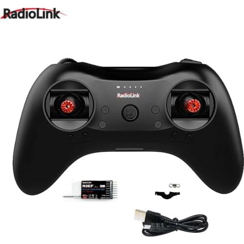 Radiolink T8S 2.4G 8CH RC Remote Transmitter with R8EF Receiver Handle Game Shape Controller for Fixed Wing Aircraft Airplane