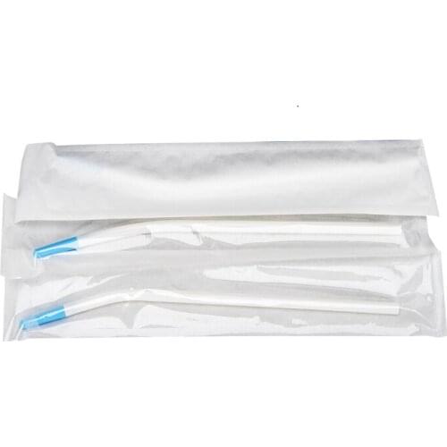 Dental Disposable Surgical Suction Tips Suction Tube Long Slim type
