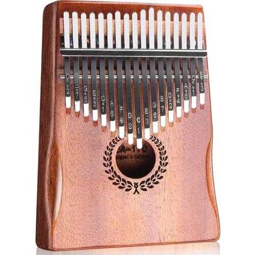 Solid Koa Mahogany 17 Keys Gecko Kalimba Thumb Piano Teclado Musical Calimba With Learning Book Kalimba Piano Christmas Gift