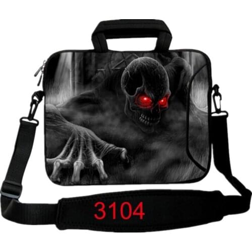 Universal Ghost Laptop Shoulder Bag +Strap 10 12 13 14 15 17 Inch Computer Handbag Notebook Messenger Bag Netbook Protector