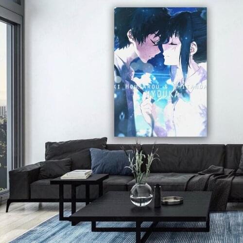 Japanese Anime Hyouka Wall Canvs Poster Wall Hanging HD Poster Otaku Home Art Decor Collection painting