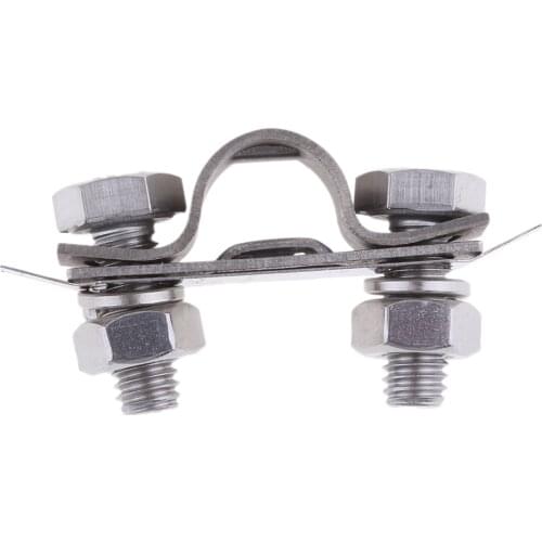 1 Pcs Marine Throttle Cable Tube Clamp and Shim Kit 304 Stainless Steel For Boat Marine Yacht Etc Corrosion Resistance