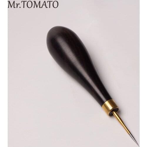 1pc high quality DIY Leather Tools Stitching sharp point Awl Leather Canvas Sewing Needle Awl Leather craft Sewing Tool