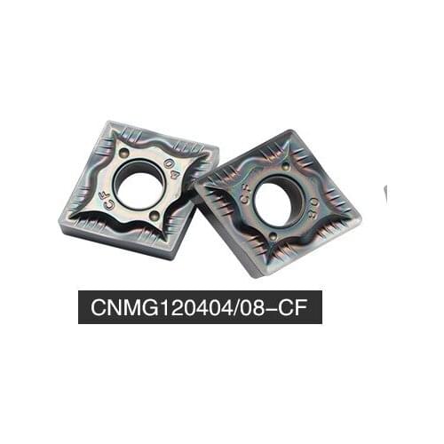 10pcs CNMG120404-CF P8080/CNMG120408-CF P8080, to cut hardened steel HRC40-55, Nano-nitride PVD coating, best quality