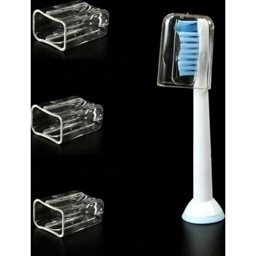 3Pcs/Lot Replacement Toothbrush Head Protection Cover For Philips Electric Toothbrush Toothbrush Heads Hygienic Protective Cover