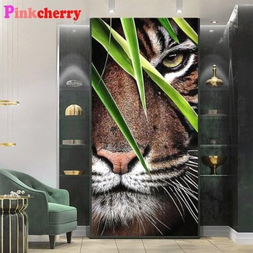 5d Diamond Painting Tiger Full Drill Square Round Diamond Embroidery Sale Animal Picture of Rhinestone Mosaic diamond art Decor