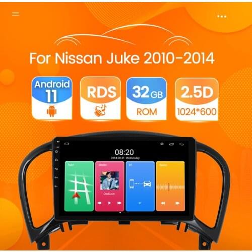 Car Android 11 RDS WIFI 2 din Radio Multimedia Video Player For Nissan Juke YF15 2010-2014 Navigation GPS Mirror Lin-k Recorder