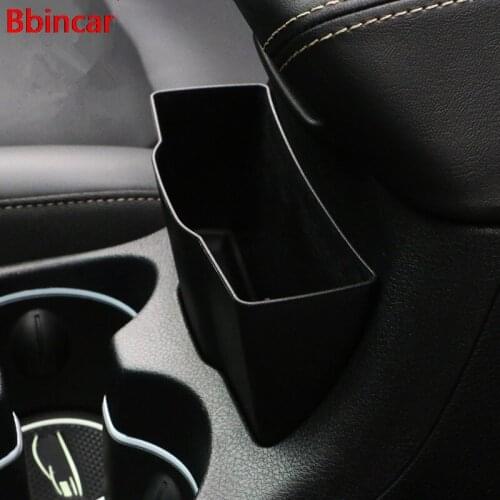 Bbincar Car Styling Car Front Seat Armrest Box Storage Organizer Middle interior storage Box Pocket For Jeep Cherokee 2014-2016