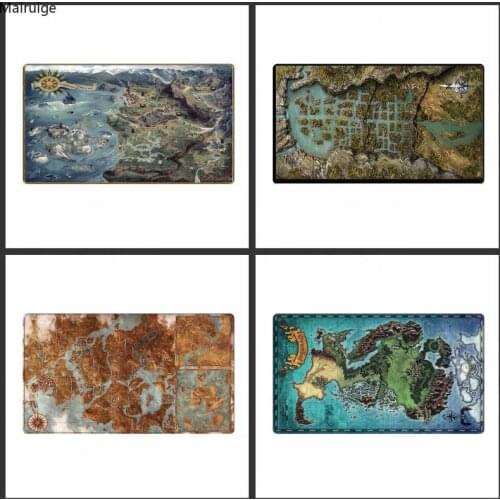 Mairuige Game Map Large Desk Pad PC Keyboard Mousepad Track Ball Speed Sliding Rubber Slip Gaming Mouse Pads Gaming Accessories