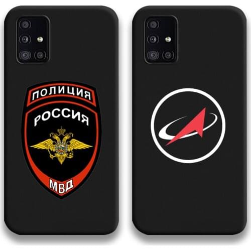 Russian Flag Poccnr Space Phone Case For Samsung Galaxy A21S A01 A11 A31 A81 A10 A20E A30 A40 A50 A70 A80 A71 A51