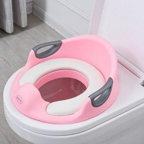 Baby Toilet Potty Seat Children Potty Safe Seat With Armrest for Girls Boy Toilet Training Outdoor Travel Infant Potty Cushion