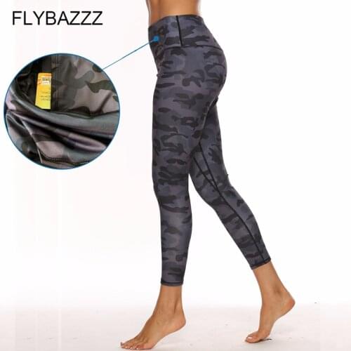 Fashion Camo High Waist Yoga Leggings Tights Women Workout Breathable Fitness Clothing Training Pants Female yoga pants women