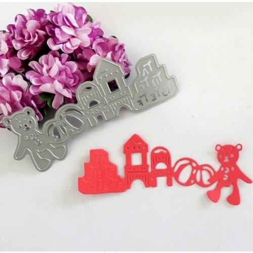 Teddy Bear stencil Metal Cutting Dies Stencils for DIY Scrapbooking/photo album Decorative Embossing DIY Paper Cards