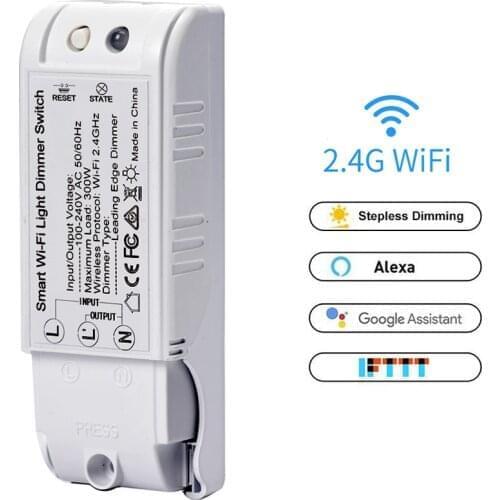 Wifi DIY Dimmer Touch Switch Voice Wireless Remote Control Module Smart Automation Lights Switches Works With Alexa