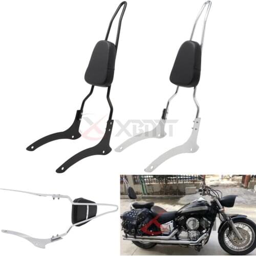 Motorcycle Rear Passenger Spike Bow Backrest Sissy Bar For Yamaha V-Star DragStar V Star 1100 XVS XVS1100 2000-2011