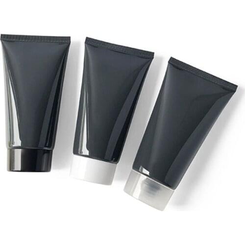 120ml Dark Gray Squeeze Tube Exquisite Lotion Cosmetic Soft Tube Makeup Tools Accessories Refillable Hand Cream Hose 30pcs/lot