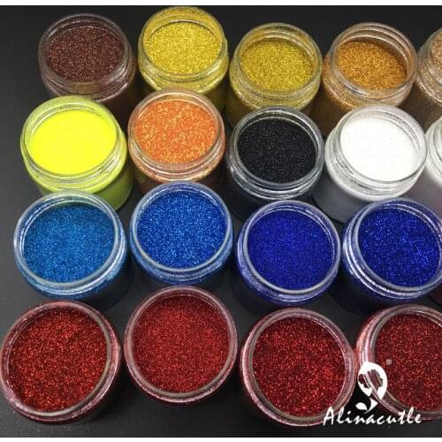 20g Each Bottle Pearlescent Glitter Powder Nail Metallic Pigment DIY Crafts Handmade Card Background Art