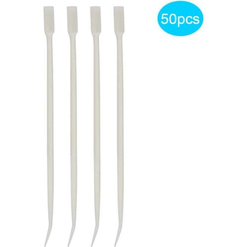 50pcs Double Head Eyelash Perming Applicator Plastic Eye Lash Curling Tool Supply Eyelash Perming Stick