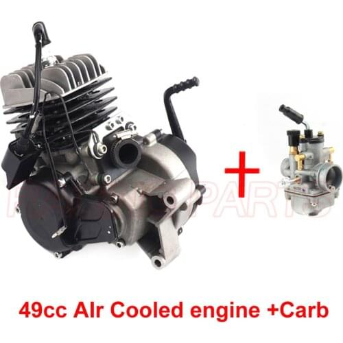 Air cooled engine 47CC 49CC for 50 JR SX 50 SX PRO SENIOR Mini ATV Dirt Pit Cross Bike