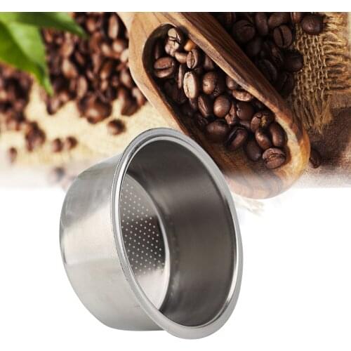 Fit For Breville Delonghi Filter Krups 51mm Coffee Filter Cup Coffee Products Non Pressurized Filter Basket 2-Cup 4-Cup