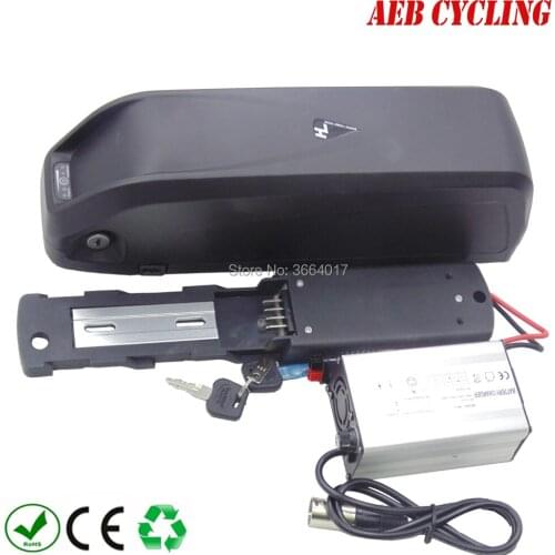 High capacity Lithium ion ebike battery 48V 17.5Ah Hailong down tube electric bicycle battery for fat tire bike with charger