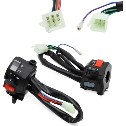 Motorcycle 22mm 7/8" Handlebar Control Switch For Yamaha XV250 Virago XV125 RD350 SRX600 FZR250 RZ250 RZ350 V-Max TZR250 TZR125