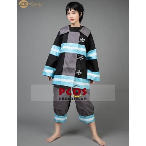 ProCosplay Fire Force Shinra Kusakabe Devil Cosplay Costume Halloween Hero / Worker mp005594