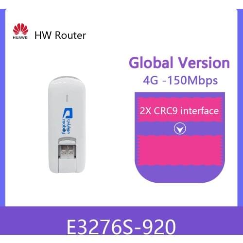 Unlocked Huawei E3276s E3276S-920 4G LTE Modem 150Mbps WCDMA TDD 2300/2600MHZ Wireless USB Dongle +2PSC ANTENNA