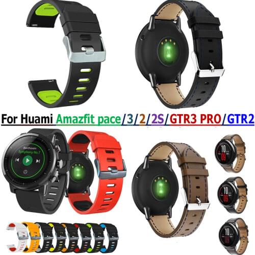 Hot COMLYO Replacement Leather Watch band Strap For Xiaomi Huami Amazfit A1602 Bracelet Watchband for amazfit band Drop Shipping
