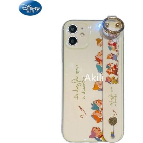 DISNEY 2021 Mickey Minnie Silicone Case for iPhone 11 Pro Xs Max 7 8 Plus Official Liquid Silicon 360 Full Cover zz0420-7