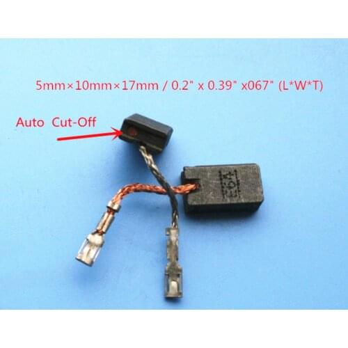 2 pairs Replacement Carbon Brushes for Bosch 125 Bosch 150 GGS28C GGS28CE GGS28LC GGS28LCE GGS8CE GWS10-125CE GEB1000CE