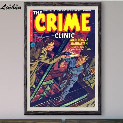 V057 1951 'Mad Dog' Of Manhatten! Vintage Classic Movie Custom Silk Poster Home Deco Wall Art Christmas Gift