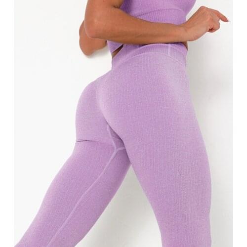 WOHUADI New Yoga Pants Women Seamless Gym Leggings Workout Female Push Up Hip Fitness Running Knitted Sexy Breathable Sweatpants