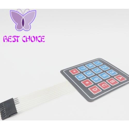 10PCS/LOT 4*4 Matrix Array/Matrix Keyboard 16 Key Membrane Switch Keypad for arduino 4X4 Matrix Keyboard