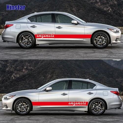 Car side sticker for infiniti Q50 Q60 Q70 QX50 QX60 QX70 GX25 GX G35 G37 G20 QX50 FX