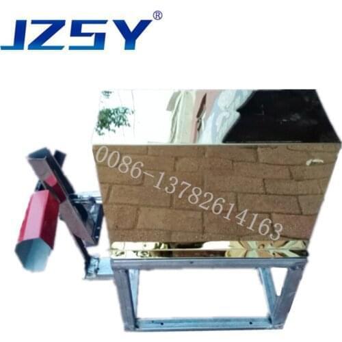 Household small stainless steel hand fresh bamboo shoot stripping machine/manual bamboo sprout shucking decorticating machine