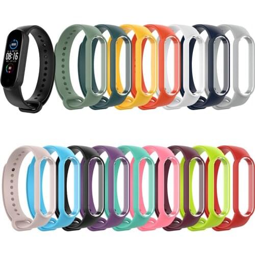 Colors Bracelet for Xiaomi Mi Band 5 Sport Strap watch Silicone wrist strap For xiaomi mi band 5 bracelet Miband 5 Strap
