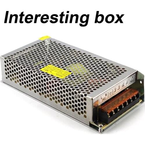 Switching power supply 12V10A aluminum shell switching power supply monitoring power supply LED lamp with power supply